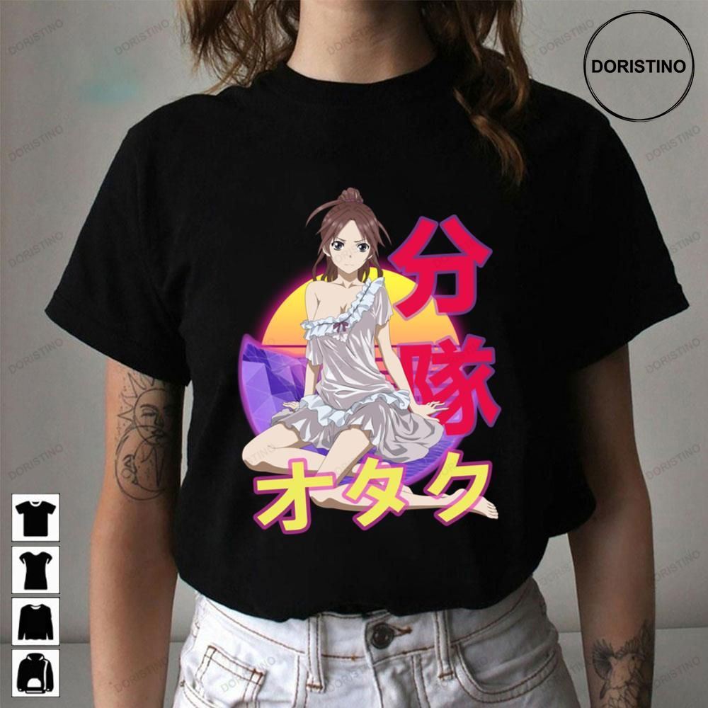 Ayase Shinomiya Guilty Crown Giruti Kuraun Retro Sunset Awesome Shirts